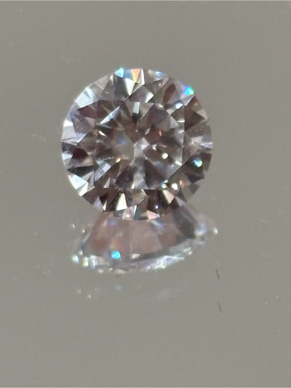 Round Brilliant Cut Loose moissanite gemstone